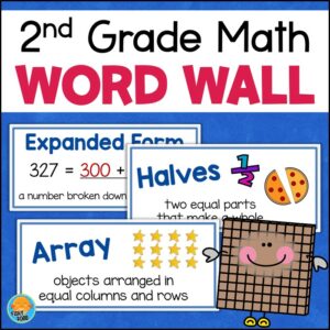 2nd Grade Math Word Wall